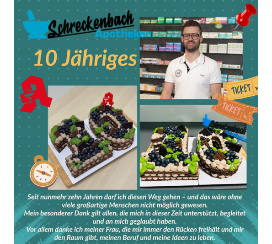 10-jähriges Jubiläum